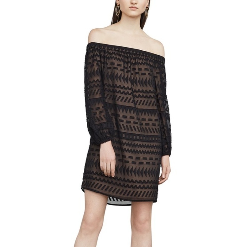 BCBG "Anitra" Off-The-Shoulder Dress - XS